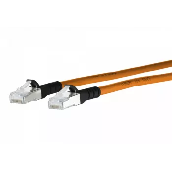 METZ CONNECT 1308452001-E Cat6a SF/UTP Ethernet patch kábel 2 m oranžová