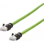 Metz Connect CAT 6a S/FTP patch kábel 1 m zelená PUR plášť