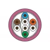METZ CONNECT 1308450502-E Cat6a SF/UTP sieťový patch kábel 0,5 m purpurová