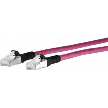 METZ CONNECT 130845A002-E sieťový kábel 10 m Cat6a S/FTP (SF/UTP) RJ45 purpurová