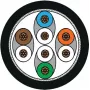 METZ CONNECT Ultraflex500 patch kábel Cat.6 SFTP PiMF RJ-45 konektor samec na RJ-45 konektor samec 10,0 m čierny bezhalogénový (13084VA000-E)
