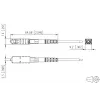 METZ CONNECT 1509QKEA002C-E SC/PC OS2 Singlemode pigtail 2m zelená 20 ks
