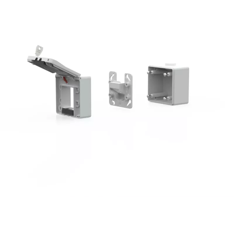 METZ CONNECT IP44 nástenné puzdro sivé pre Keystone modul 1309470003KI