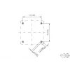 METZ CONNECT IP44 nástenné puzdro sivé pre Keystone modul 1309470003KI