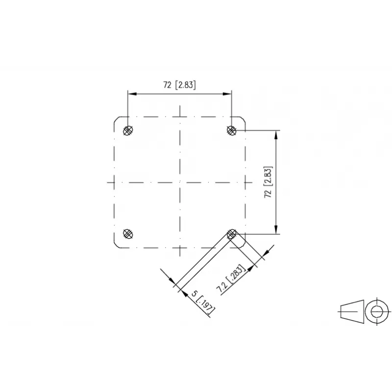 METZ CONNECT IP44 nástenné puzdro sivé pre Keystone modul 1309470003KI