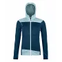 Ortovox Fleece Light Hoody dámske - Deep Ocean