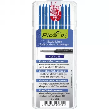 PICA-MARKER Pica DRY náplne modré - 10 tuh, 2,8 mm, 125 mm