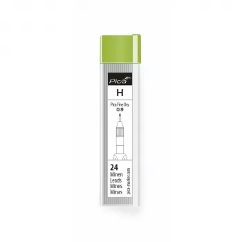 PICA-MARKER Pica Fine-Dry náhradné tuhy H - 10 tuh, 0,9 mm, grafit
