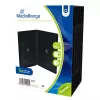 MEDIARANGE Retail Pack obal na DVD dvojitý - DVD video box - kapacita: 2 CD/DVD - čierny (balenie 5 ks)