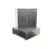 MEDIARANGE BOX21-M obal jewel - 1 disk - čierny - priehľadný - plast - 120 mm - 140 mm