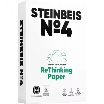 Steinbeis No. 4 Recyklovaný papier A4 80 g/m² 500 listov ISO 100