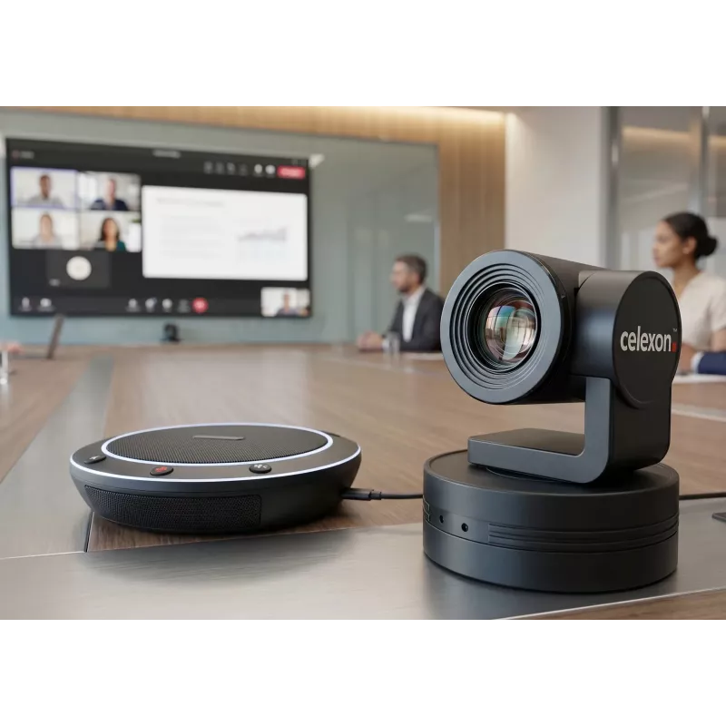 CELEXON VKS2040 Video Conferencing Kit - Full HD 1080p kamera, hlasitý odposluch, diaľkový ovládač