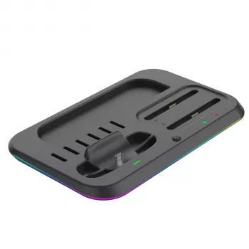 ready2gaming Nintendo Switch 2 nabíjacia stanica - nabíjačka pre 4 Joy-Con s LED indikátormi, čierna