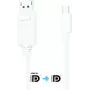 Purelink iSeries DisplayPort na Mini DisplayPort kábel 1,5 m biely uzamknutý (IS1100-015)