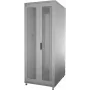 IT-BUDGET 19 inch sieťový rozvádzač SRK - kompletná sada - 42U - 800x800 mm - perforované dvojité dvere vpredu a vzadu - 4 aktívne ventilátory - PDU - zásuvky - predmontovaný - svetlosivá (99ITB19SRK4288DTGM)