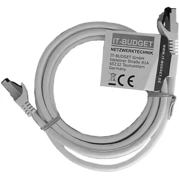 IT-BUDGET Full Copper Premium patch kábel - Flex AWG 26 - Cat.8.1 - 2000 MHz - bez halogénov - PoE+ - 40 Gbit - biely - 2 m (90ITBFLEX81PK2W)