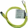 IT-BUDGET Full Copper Premium patch kábel - Flex AWG 26 - Cat.8.1 - 2000 MHz - bez halogénov - PoE+ - 40 Gbit - žltý - 1 m