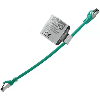 IT-BUDGET Full Copper Premium patch kábel - Flex AWG 26 - Cat.8.1 - 2000 MHz - bez halogénov - PoE+ - 40 Gbit - zelený - 0,5 m (90ITBFLEX81PK050GR)