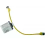 IT-BUDGET Full Copper Premium Patchkabel - Slim AWG 28 - Cat.8.1 - 2000 MHz - bez halogénov - PoE+ - 40 GBit - žltá - 0,15 m