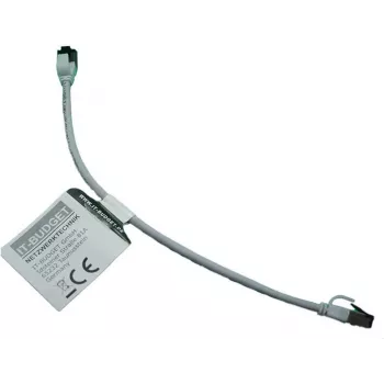 IT-BUDGET Full Copper Premium Patchkabel - Slim AWG 28 - Cat.8.1 - 2000 MHz - bez halogénov - PoE+ - 40 GBit - sivá - 0,50 m (90ITBSLIM81PK050G)