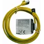 IT-BUDGET Full Copper Premium Patchkabel - Slim AWG 28 - Cat.8.1 - 2000 MHz - bez halogénov - PoE+ - 40 Gbit - žltá - 2 m