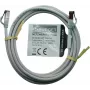 IT-BUDGET Full Copper Premium Patchkabel - Slim AWG 28 - Cat.8.1 - 2000 MHz - bez halogénov - PoE+ - 40 Gbit - sivá - 3 m