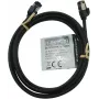 IT-BUDGET Full Copper Premium Patchkabel - Slim AWG 28 - Cat.8.1 - 2000 MHz - bez halogénov - PoE+ - 40 Gbit - čierna - 3 m (90ITBSLIM81PK3S)