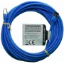 IT-BUDGET Full Copper Premium Patchkabel - Slim AWG 28 - Cat.8.1 - 2000 MHz - bez halogénov - PoE+ - 40 Gbit - modrá - 5 m (90ITBSLIM81PK5B)