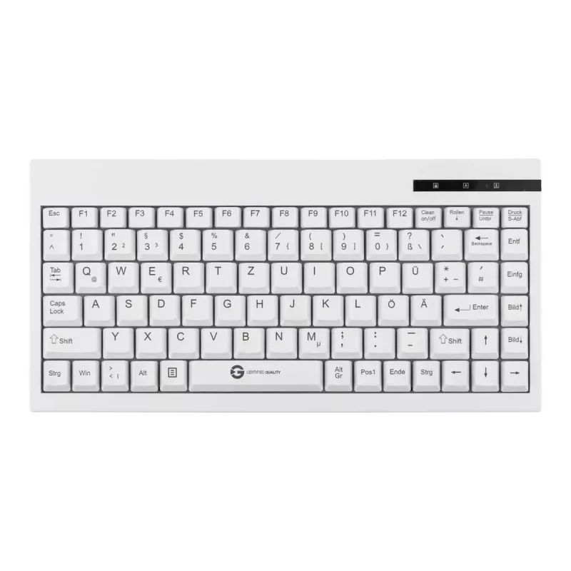 GETT GCQ CleanType Easy Basic Compact klávesnica - USB - čierna - IP68 umývateľná