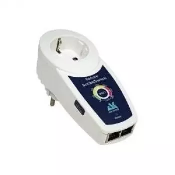 ROLINE AK Secure Socket Switch 1x ochranný kontakt, 1,5 m, čierny