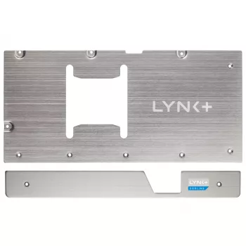 LYNK+ 5090 Plate Kit Zotac Silver - GPU Backplate pre RTX 5090 modding