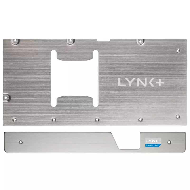 LYNK+ 5090 Plate Kit Zotac Silver - GPU Backplate pre RTX 5090 modding