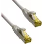 IT-BUDGET Full Copper Premium patch kábel - Super Flex TPE - Cat.6A - s Cat.7 káblom - 600 MHz - bezhalogénový - PoE+ - 10GBit - sivý - 0,50 m (90ITBFLEX6A7PK050G)