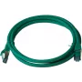 IT-BUDGET Full Copper Premium patch kábel Cat.6A 500 MHz bez halogénov PoE+ AWG 26/7 zelený 0,25 m