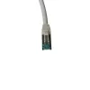 IT-BUDGET Full Copper Premium patch kábel - Cat.6A - 500 MHz - bez halogénov - PoE+ - AWG 26/7 - sivý - 0,50 m