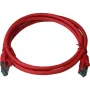 IT-BUDGET Full Copper Premium patch kábel Cat.6A 500 MHz LSZH PoE+ AWG 26/7 červený 2 m