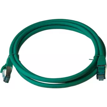 IT-BUDGET Full Copper Premium patch kábel - Cat.6A - 500 MHz - bez halogénov - PoE+ - AWG 26/7 - zelený - 7,50 m