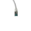 IT-BUDGET Full Copper Premium patch kábel - Cat.6A - 500 MHz - bez halogénov - PoE+ - AWG 26/7 - biely - 20 m