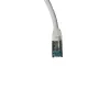 IT-BUDGET Full Copper Premium patch kábel - Cat.6A - 500 MHz - bez halogénov - PoE+ - AWG 26/7 - biely - 20 m