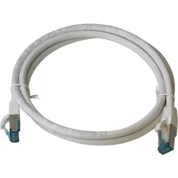 IT-BUDGET Full Copper Premium patch kábel - Cat.6A - 500 MHz - bezhalogénový - PoE+ - AWG 26/7 - biely - 30 m
