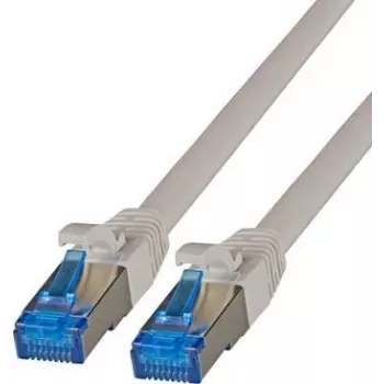 IT-BUDGET Full Copper Premium patch kábel - Super Flex TPE - Cat.6A - 500MHz - LSZH - PoE+ - AWG 27 - sivý - 1,50 m