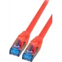 IT-BUDGET Full Copper Premium patch kábel - Super Flex TPE - Cat.6A - 500MHz - LSZH - PoE+ - AWG 27 - červený - 3 m