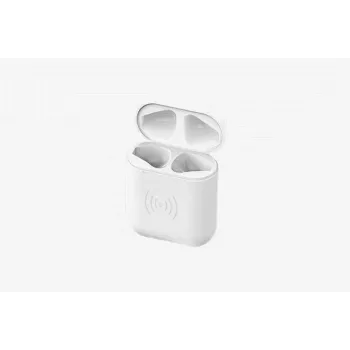 CYOO náhradné bezdrôtové nabíjacie puzdro pre Apple AirPods 1 & 2 - biela