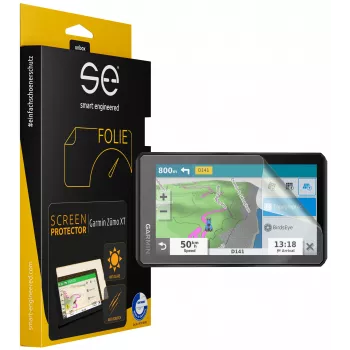 smart.engineered se Anti-Glare 3D ochranná fólia navigačnej obrazovky balenie 2 ks pre Garmin Zümo XT