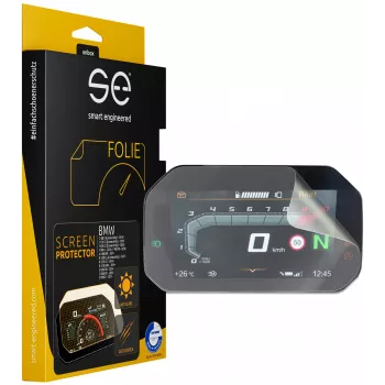 smart.engineered se Anti-Glare 3D ochranná fólia palubnej dosky kokpitu balenie 2 ks pre BMW