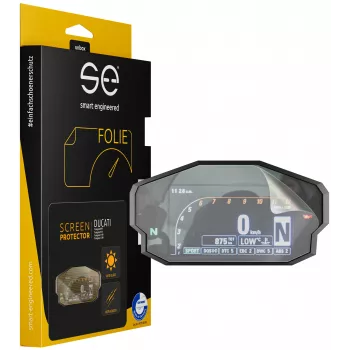 smart.engineered SE-DCP-2-0102-0029-1-M ochranná fólia displeja pre Ducati Panigale 899/959/1199/1299 - transparentná