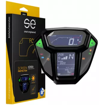 smart.engineered SE-DCP-2-0102-0045-1-M ochranná fólia displeja pre Honda CRF1000L Africa Twin (2015-2017) - transparentná - balenie 2 ks