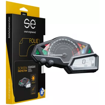 smart.engineered SE-DCP-2-0102-0065-1-M ochrana displeja pre Kawasaki Z300 / Z250 / Ninja250 / Ninja300 (2013-2017) - transparentná