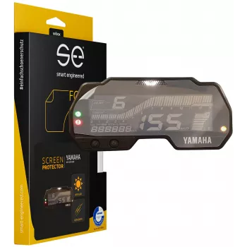 smart.engineered SE-DCP-2-0102-0075-1-M ochranná fólia displeja pre monochromatické displeje motocyklov - transparentná - balenie 2 ks