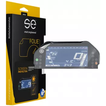smart.engineered SE-DCP-2-0102-0078-1-M ochranná fólia displeja pre prístrojový panel motocykla - transparentná - balenie 2 ks